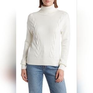 Women's Laundry by Shelli Segal Cable Knit Sweater NWT size M
